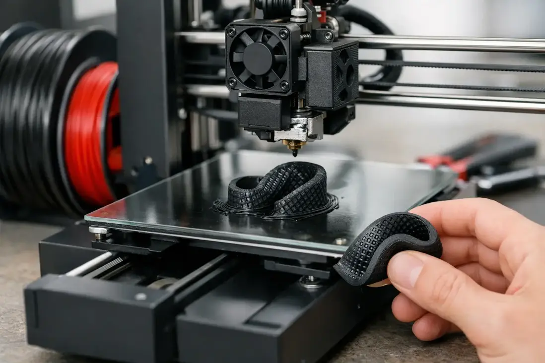 Flexibilný filament - nastavenie tlače bez nervov