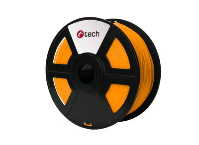 Tlačová struna C-TECH, PLA Orange 1,75 mm 1kg