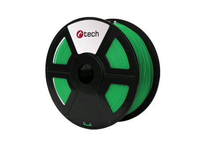 Tlačová struna C-TECH, PET-G Green 1,75 mm 1kg