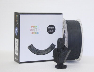 Print With Smile PLA Black 1,75 mm 1kg