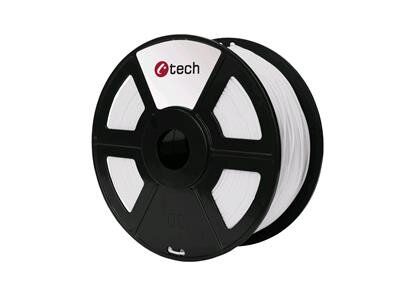Tlačová struna C-TECH, ABS White 1,75 mm 1kg