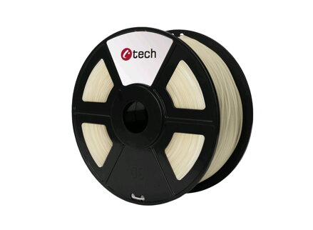 Tlačová struna C-TECH, PET-G Transparent 1,75 mm 1kg