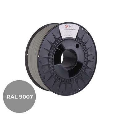 C-TECH Premium Line, PLA Silver  Grey 1,75 mm 1kg