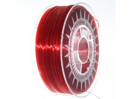PETG Ruby Red Transparent 1,75 mm Devil Design 1kg
