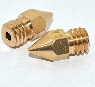Tryska mosadzná 12 mm priem.0,4 mm