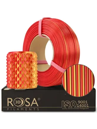 Rosa3D Refill PLA Magic Silk Fire 1,75mm 1kg