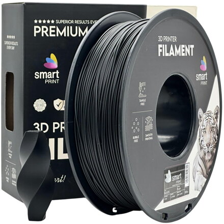 Smart Print PLA+ Black 1,75mm 1kg