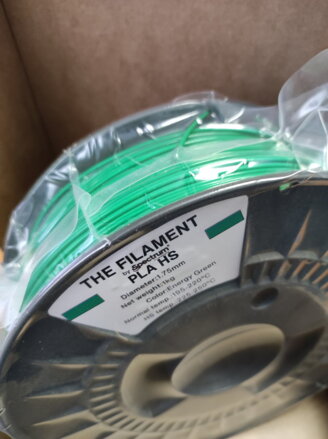 The Filament PLA HS 1,75mm Energy Green 1kg