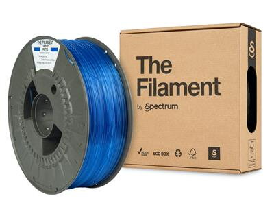 The Filament PETG 1,75mm Transparent Blue 1kg