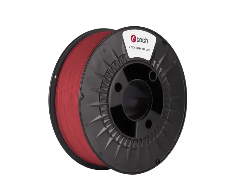 C-TECH Essential Line, PLA Red 1,75 mm 1kg