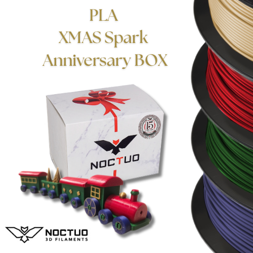 Noctuo Anniversary PLA XMAS Spark Box 1,75mm 4x250 gr 