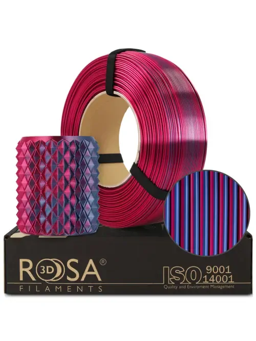 Rosa3D Refill PLA Magic Silk Midnight City 1,75mm 1kg Rosa3D Refill PLA Magic Silk Midnight City 1,75mm 1kg