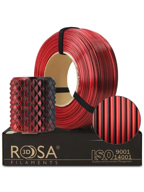 Rosa3D Refill PLA Magic Silk Mystic Red 1,75mm 1kg Rosa3D Refill PLA Magic Silk Mystic Red 1,75mm 1kg