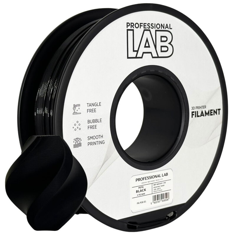 Prof LAB PETG Black 1,75mm 1kg