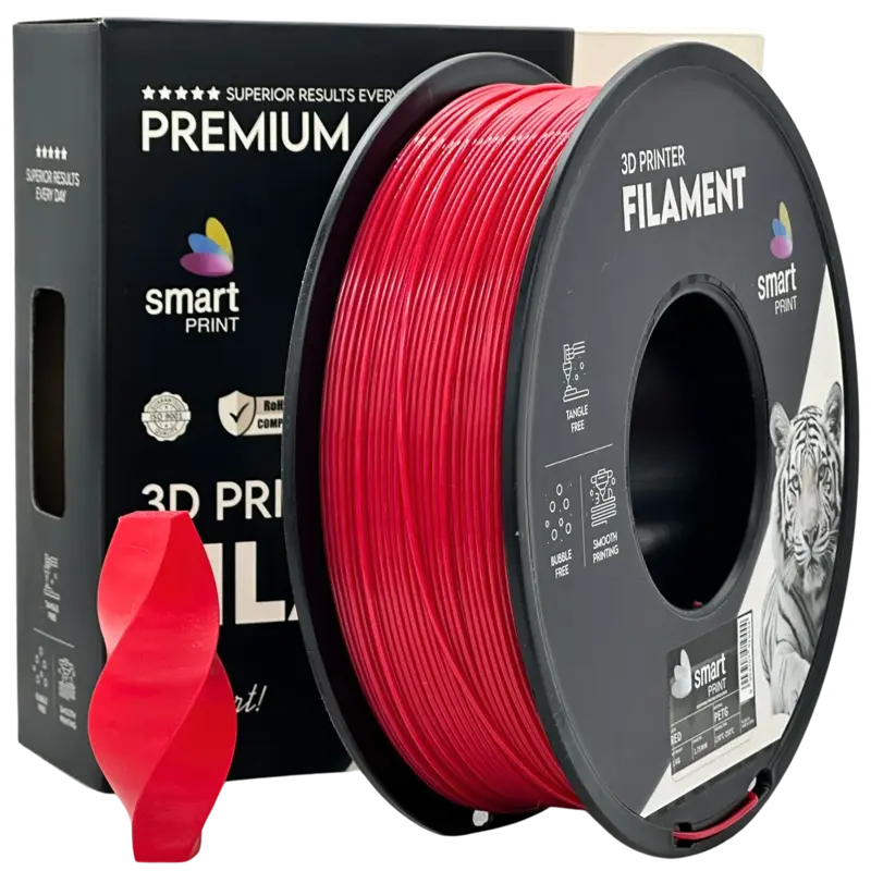 Smart Print PETG Red 1,75mm 1kg