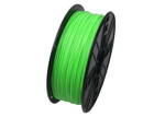 Gembird Tlačová struna PLA fluorescenčná zelená 1,75 mm 1kg