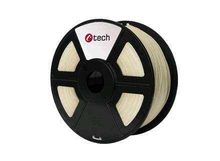 Tlačová struna C-TECH, PET-G Transparent 1,75 mm 1kg