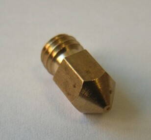 Tryska mosadzná 13 mm priem.0,4 mm